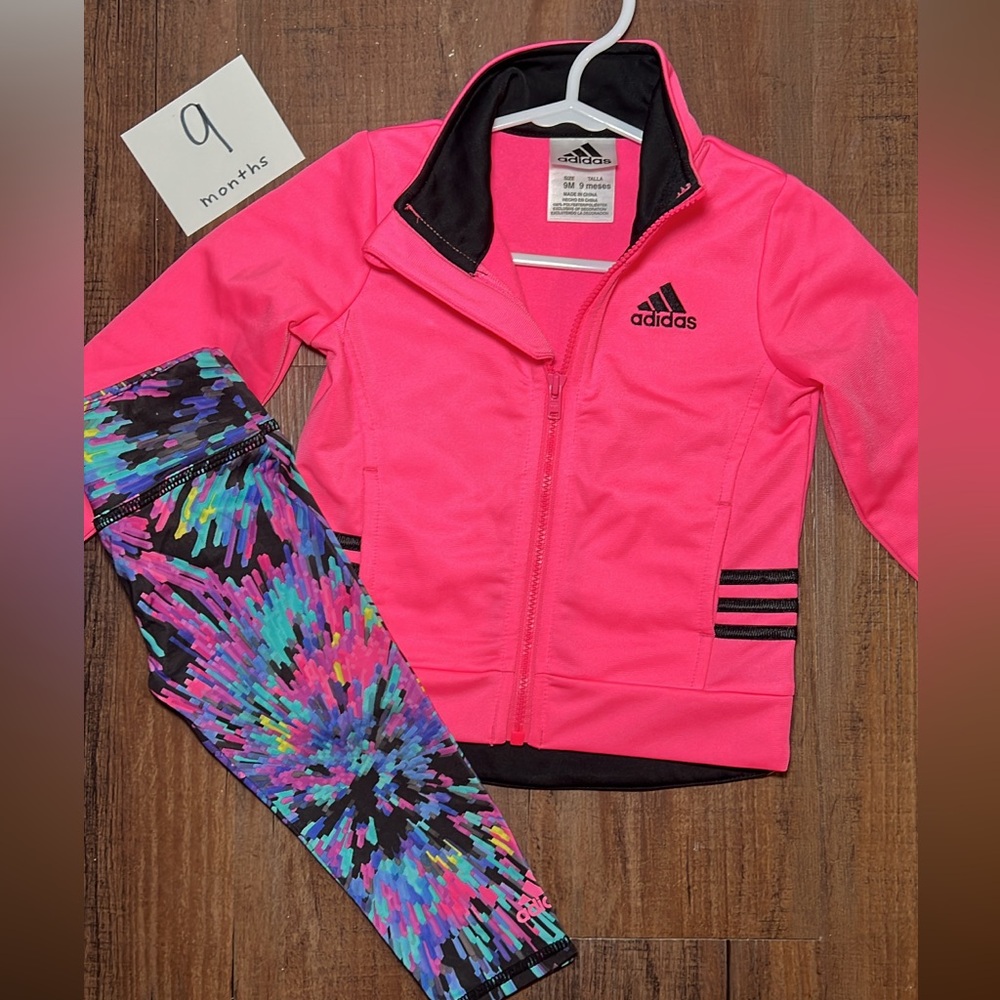 Girls Adidas Hot pink Outfit